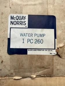 VINTAGE original 1954-62 Oldsmobile V8 All w/ air con except F-85 water pump - Picture 1 of 7