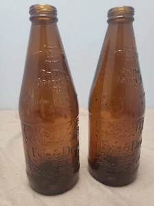Fyfe & Drum Beer Amber Brown Bottle Spirit of '76 Bicentennial pair (2) - Picture 1 of 12