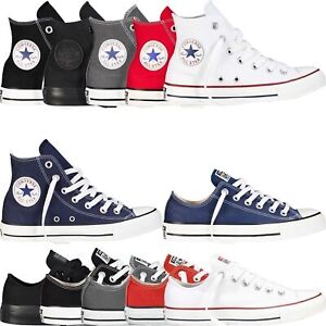All Star Convers Shoes MENS WOMENS Tops Chuck Taylor OX Canvas Adult Trainers YY