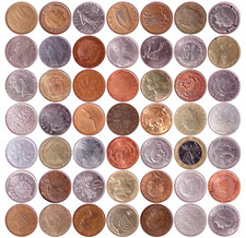 50 Different Coins, Fun Way to Study the Countries of the World, Boys Girls Gift