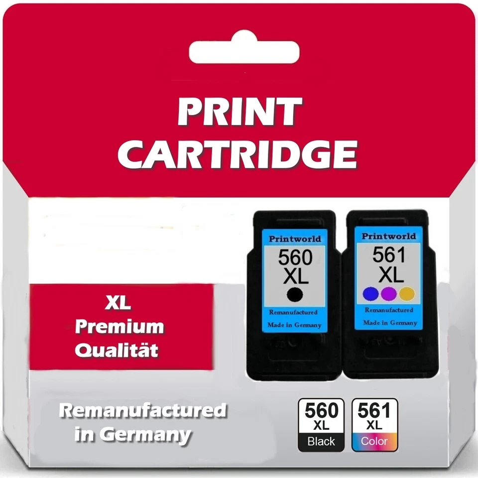XXL Cartridges for Canon PG-560XL CL-561 XL PIXMA TS5350 TS5351 5353 7450a 7451 - Image 1 of 1