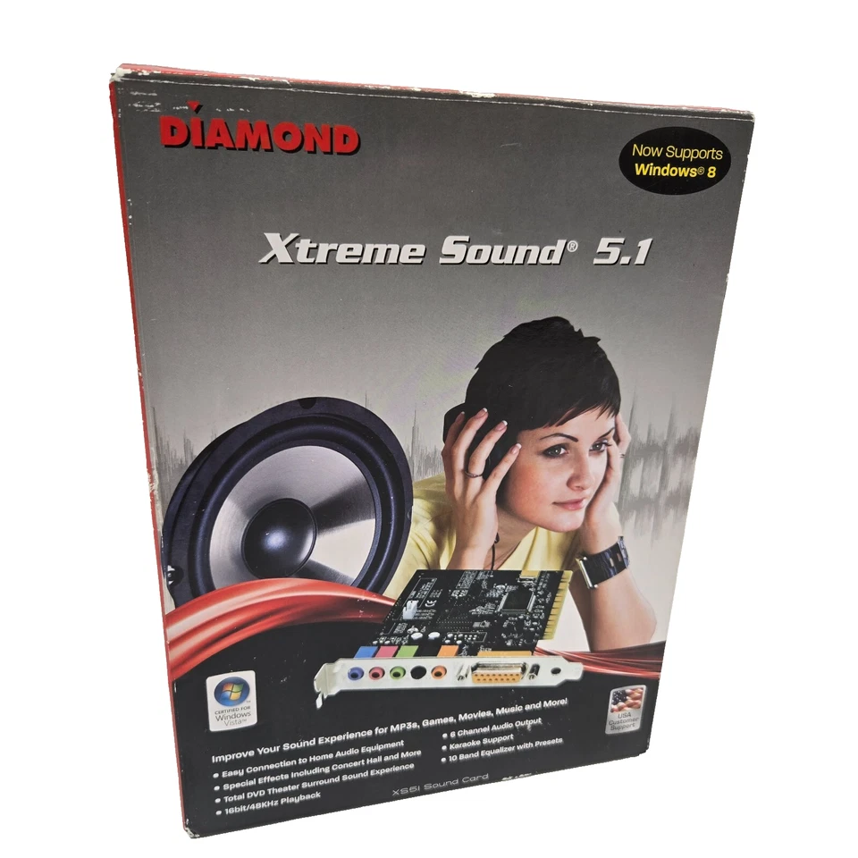 DIAMOND XTREME SOUND 5.1 PCI SOUND CARD - Image 1 of 4