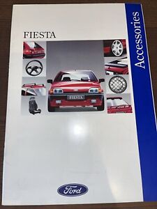 Ford Fiesta Dealer Fit Accessories in RS UK Sales Brochure 1991 