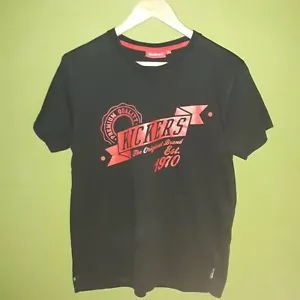 Black Kickers T Shirt Red Vinyl Logo Size Medium - Picture 1 of 4