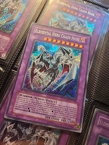Elemental Hero Chaos Neos Secret Raro 1ª Edición GLAS-EN036 - Imagen 1 de 3