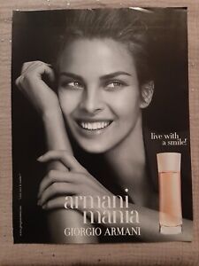Publicité papier Parfum - G. Armani Mania de 2004 - Perfume Ad