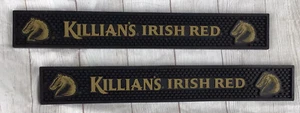 KILLIAN'S ๐ IRISH ๐ RED RUBBER BAR MAT Set of 2 Please Read - Picture 1 of 3