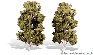 TR3539 Woodland Scenics Waters Edge 2 Pack 8" - 9" Ready Made Trees TMC - Picture 1 of 1