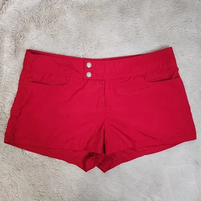 Vintage Mossimo Red Board Shorts Swim Skate Surf Y2K Delias Alloy Vtg - Image 1 of 4