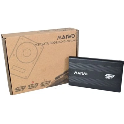 Maivo Usb3.0 2.5" External Hard Drive Enclosure - Black - Image 1 of 1