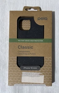 Pela Case Eco-Friendly 100% Biodegradable Case For iPhone 13 Mini, Black - Picture 1 of 1