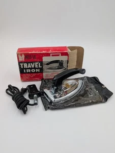 Vintage Deluxe Folding Travel Iron 110v AC/DC 250w - Made in Japan - Picture 1 of 5