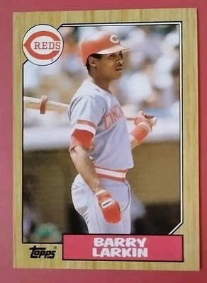 1987 Topps Barry Larkin #648 RC - HOF - Cincinnati Reds - Image 1 of 2