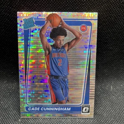 Donruss Optic #161 Cade Cunningham Silver Pulsar Prizm 2021-22 exclusivo Foto 1 de 2