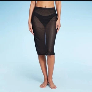 Wild Fable Damen Bademode Netz Röcke schwarz Gr. XS NEU - Bild 1 von 4