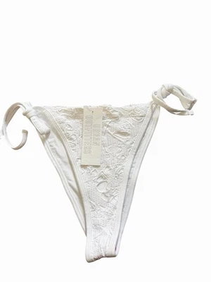 Urban Outfitters nahtlose Spitze Bikinihose Blumen Spitze UVP £18 Größe XL 14 16 - Bild 1 von 4