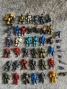 Mega Construx Halo Huge Lot- 37 Minifigures Spartan, Covenant, Flood - Picture 1 of 17