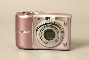 Canon PowerShot A1100 IS 12.1MP Digital Camera Pink Rare Color from Japan - Picture 1 of 20