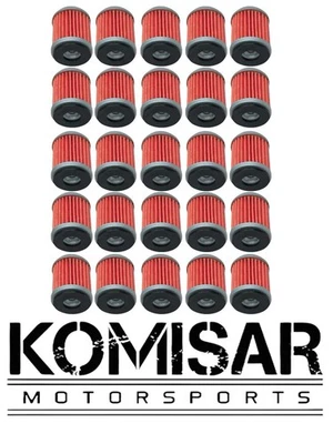 25 Oil Filter Filters fits 03-25 Yamaha WR250F WR250X WR450F XT250 YZ250F YZ450F - Image 1 of 4