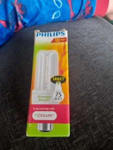 Phillips Energy Saving Lightbulbs Genie 14W 75W B22 BC Bayonet New - Picture 1 of 2