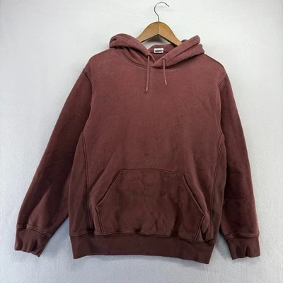 Sudadera con Capucha J Crew Para Hombre Mediana Roja Pesada 14 OZ Polar Heritage Tejido Inverso Foto 1 de 4