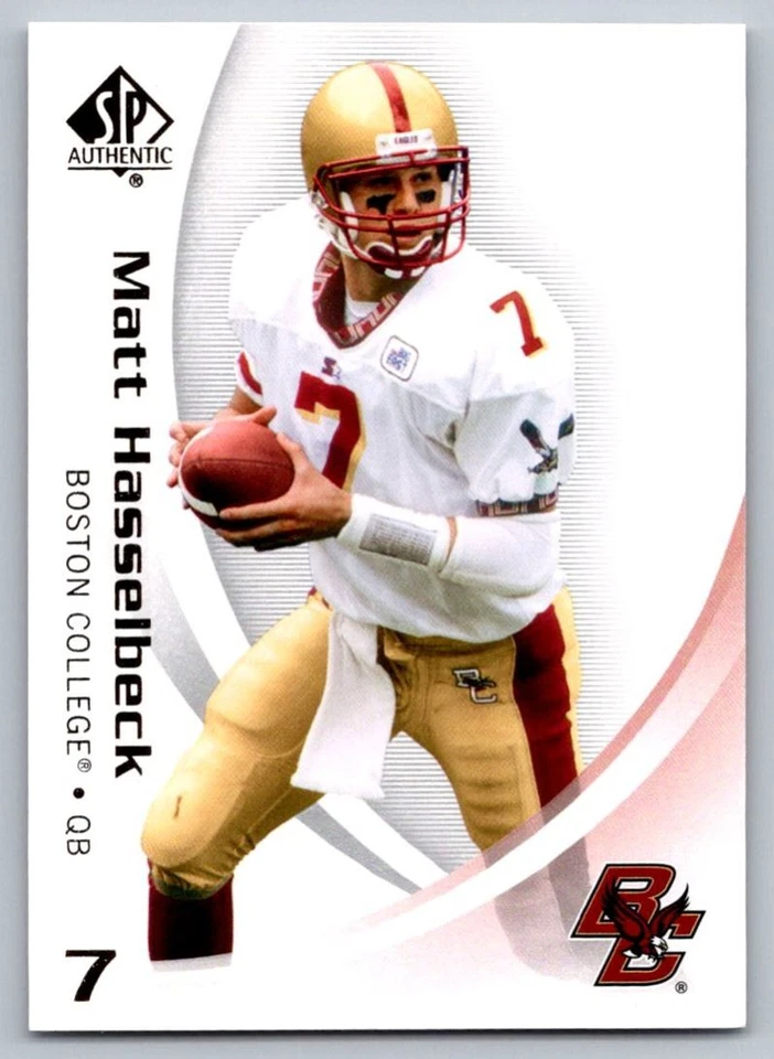 2010 SP Authentic Matt Hasselbeck Boston College Eagles #61 - Image 1 of 2