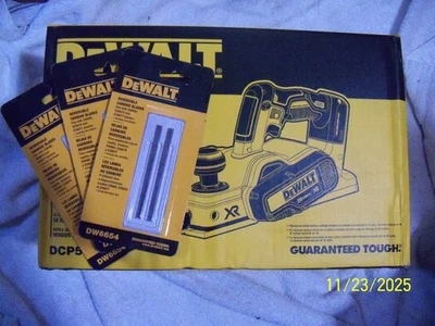DeWalt DCP580B 20V Max XR Brushless Hand Planer 20 Volt XR & Blades - Image 1 of 4