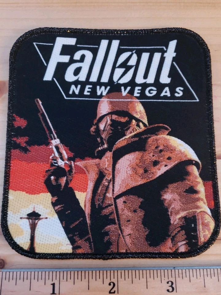 Fallout New Vegas Woven Patch [3 Oblivion Skyrim Elder Scrolls Shirt Toy Sticker - Image 1 of 1