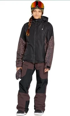 NUEVO CON ETIQUETAS $220 Volcom Mujer Piedra Mica Snowboard Esquí Pantalón Modelo 2026 - Talla Pequeña Foto 1 de 4
