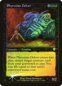 Phyrexian Delver - Foil - Invasion - Magic the Gathering MTG - Picture 1 of 1