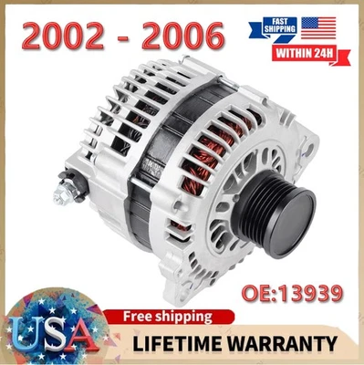 Only For 2002 2003 2004 2005 2006 Nissan Sentra Nissan Altima 2.5L L4 Alternator Foto 1 de 4