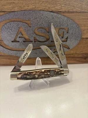 1990 KISSING CRANE,STAG - NKCA BIG STOCKMAN 口袋刀 - SOLINGEN 德国 — 第 1/4 张图片