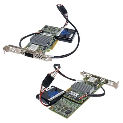 IBM LSI ServeRAID 00AE939 M5225-2GB 12GB PCIe x8 RAID Controller +Cache Kit FP - Bild 1 von 3