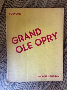 1950's era Souvenir Grand Ole Opry Picture Program - Picture 1 of 11