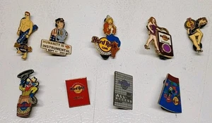 Prendedores Hard Rock Café - Colección EE. UU. - 9 pines sin usar excelente estado  - Imagen 1 de 7