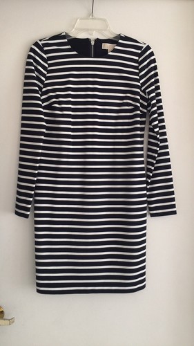 Abito donna Michael Kors nuovo con etichetta taglia S blu navy bianco