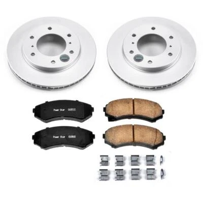 PowerStop Disc Brake Kit - Front - Fits Mitsubishi Montero 2001-2006 Genuine Geo - Image 1 of 4