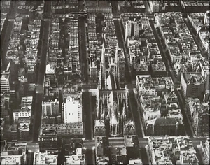 Catedral gótica de San Patricio 1988 impresión vintage 1922 Manhattan Nueva York - Imagen 1 de 3