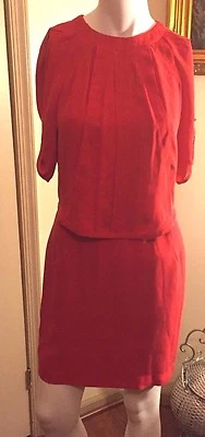 Zac Posen "Z Spoke" Red Silk Two piece Dress NWT - Size 2 - Image 1 of 4
