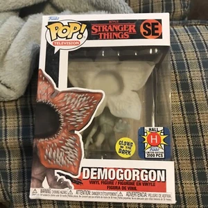 Funko Pop! Stranger Things - Demogorgon SE (weiß) SDCC Hall H LE 3100 Teile Glow - Bild 1 von 6
