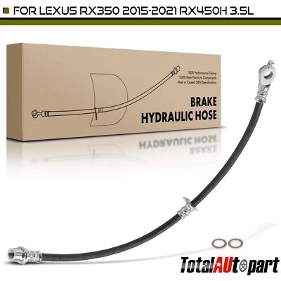 全新制动液压软管 适用于雷克萨斯 RX350 RX350L RX450h RX450hL 右前 — 第 1/4 张图片