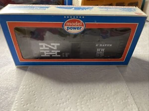 Model Power 40' New Haven Box Car 8000 HO Gauge Scale Boxed - Picture 1 of 2