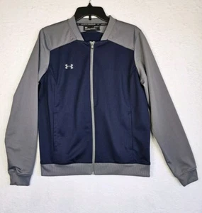 Chaqueta/suéter deportivo Under Armour Challenger II para niños talla L, azul, gris - Imagen 1 de 11