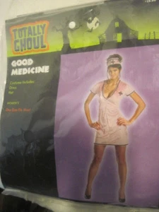 GOOD MEDICINE NURSE ADULT WOMENS HALLOWEEN COSTUME SEXY RISQUE LG 12-14 - Picture 1 of 5