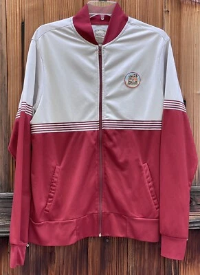 Chaqueta de traje de chándal vintage a rayas jean Fossil (Palm Springs) para hombre talla L Foto 1 de 3