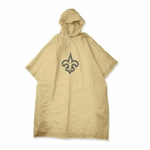 New Football Team New Orleans Saints Poncho Deluxe 44'' x 49" Licensed  - Picture 1 of 1