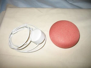 GOOGLE HOME MODEL HOA MINI SMART ASSISTANT BLUETOOTH SPEAKER CORAL W/ CORD - Picture 1 of 5