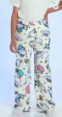 Nuevo Niños 11/12 Sanrio Hello Kitty Alas de Ángel Polar Pijama Pantalones de Salón Niñas Foto 1 de 4