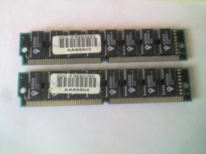 2 x VIGOUR 8Mb 72pin DRAM DIMM - (16Mb Matched Pair) - WORKING - V - Picture 1 of 3
