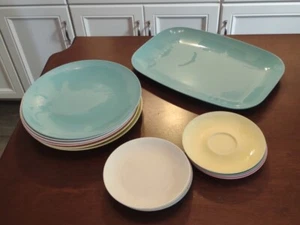 Retro Beverly Prolon Melmac Dinnerware 15 Piece Lot. KORW - Picture 1 of 13